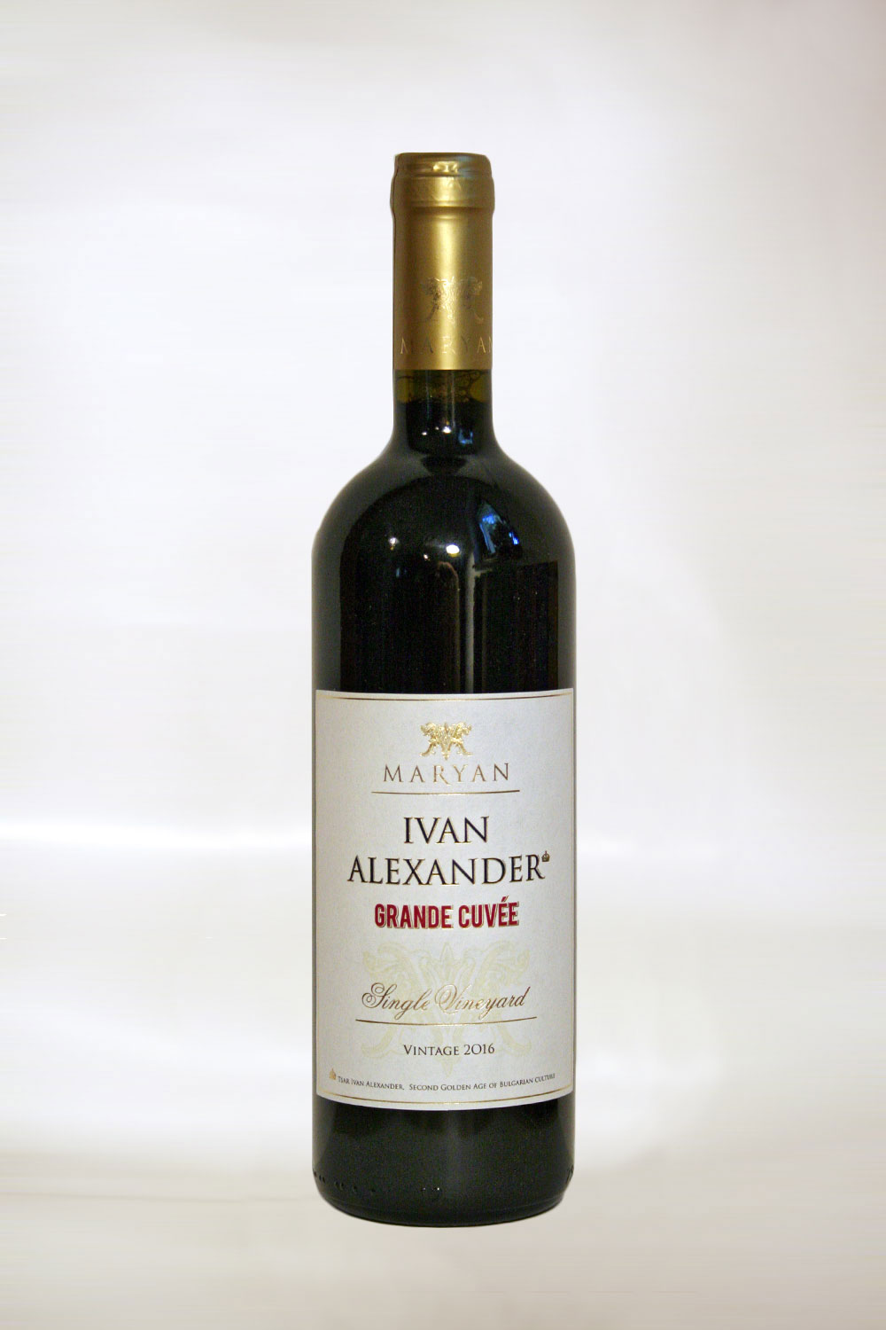 Maryan Ivan Alexander Grande Cuvee Single Vineyard 2016 - Кликнете на изображението, за да го затворите