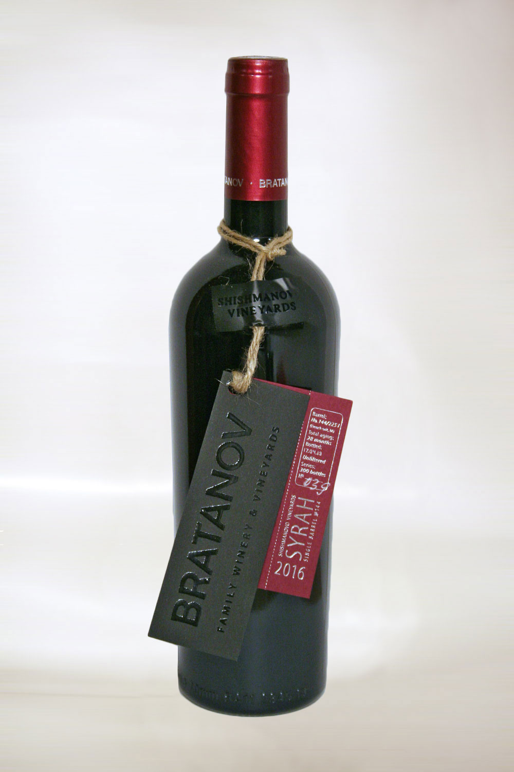 Bratanov Syrah Single Barrel 2016 Bratanov Syrah Single Barrel 2016