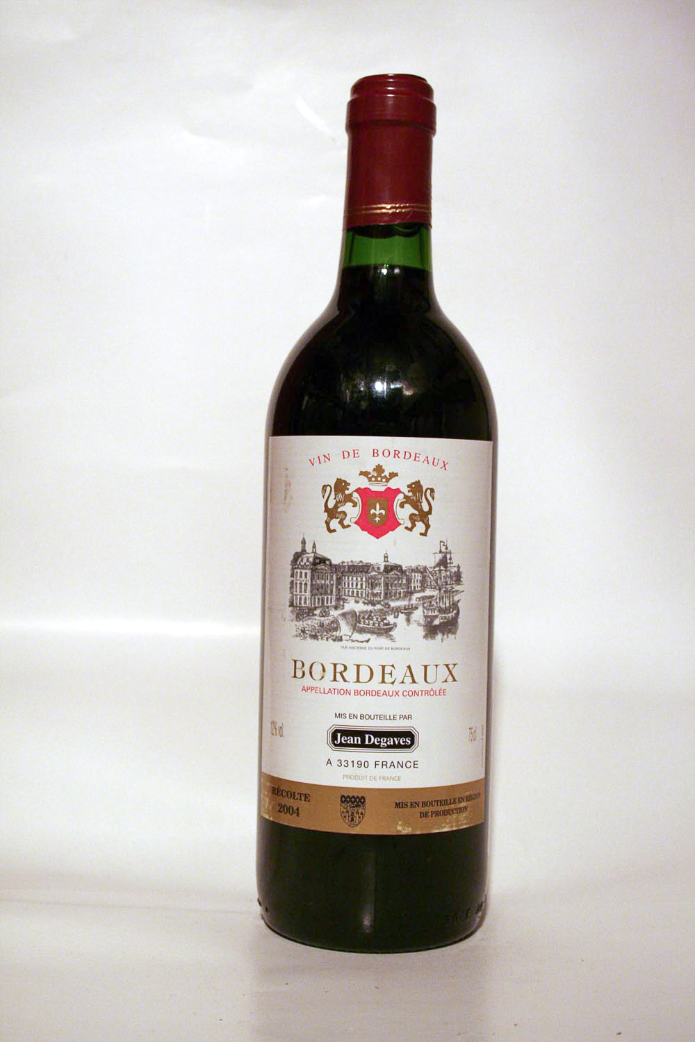 Bordeaux Jean Degaves 2004